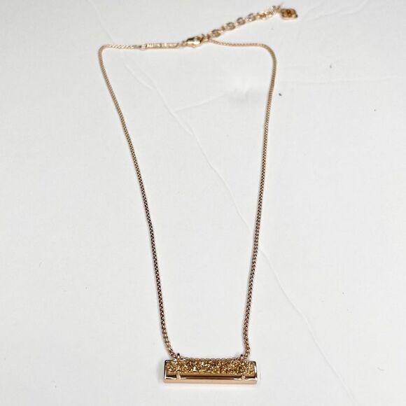 Karen Scott Leanor Necklace in Sand Drusy Gold Plated - Picture 2 of 8